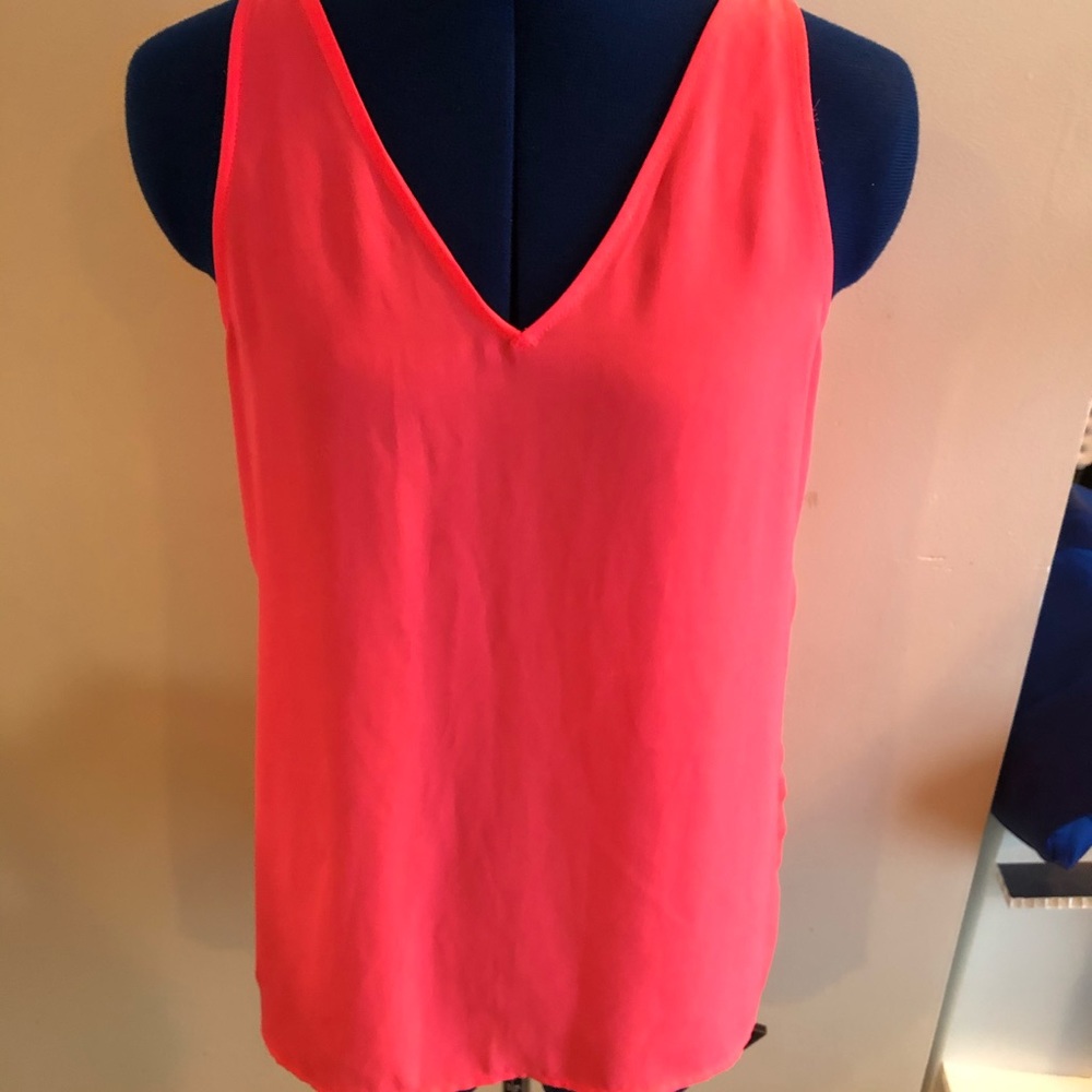 Bright Coral Tank Blouse!